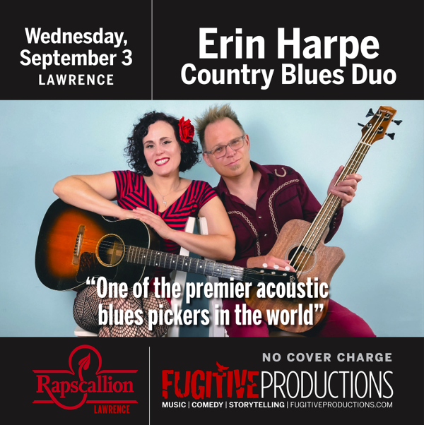 Erin Harpe Country Blues Duo has been called “today’s country blues at its very best” by America’s oldest blues periodical, “Living Blues Magazine.”