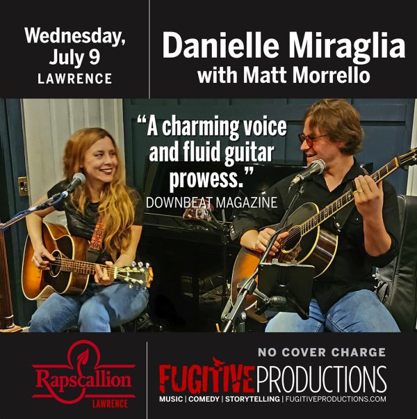 Danielle comes armed with a strong steady thumb on an old Gibson and an infectious stomp-box rhythm.