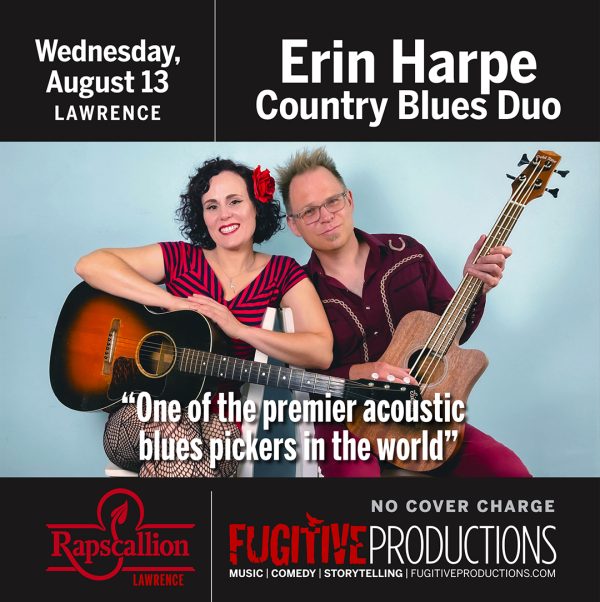 Erin Harpe Country Blues Duo has been called “today’s country blues at its very best” by America’s oldest blues periodical, “Living Blues Magazine.”